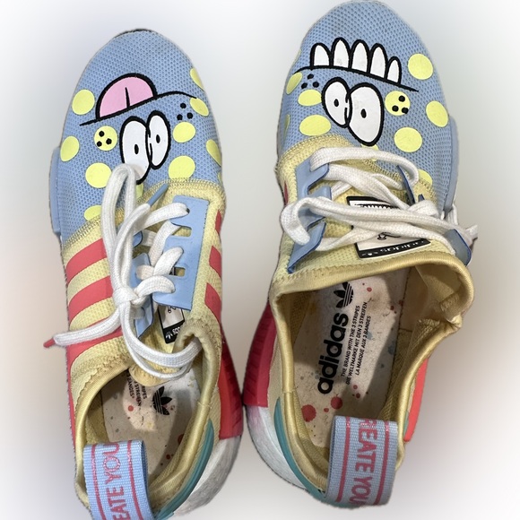 Monster Adidas sneakers. Kids size 7 - Picture 4 of 5